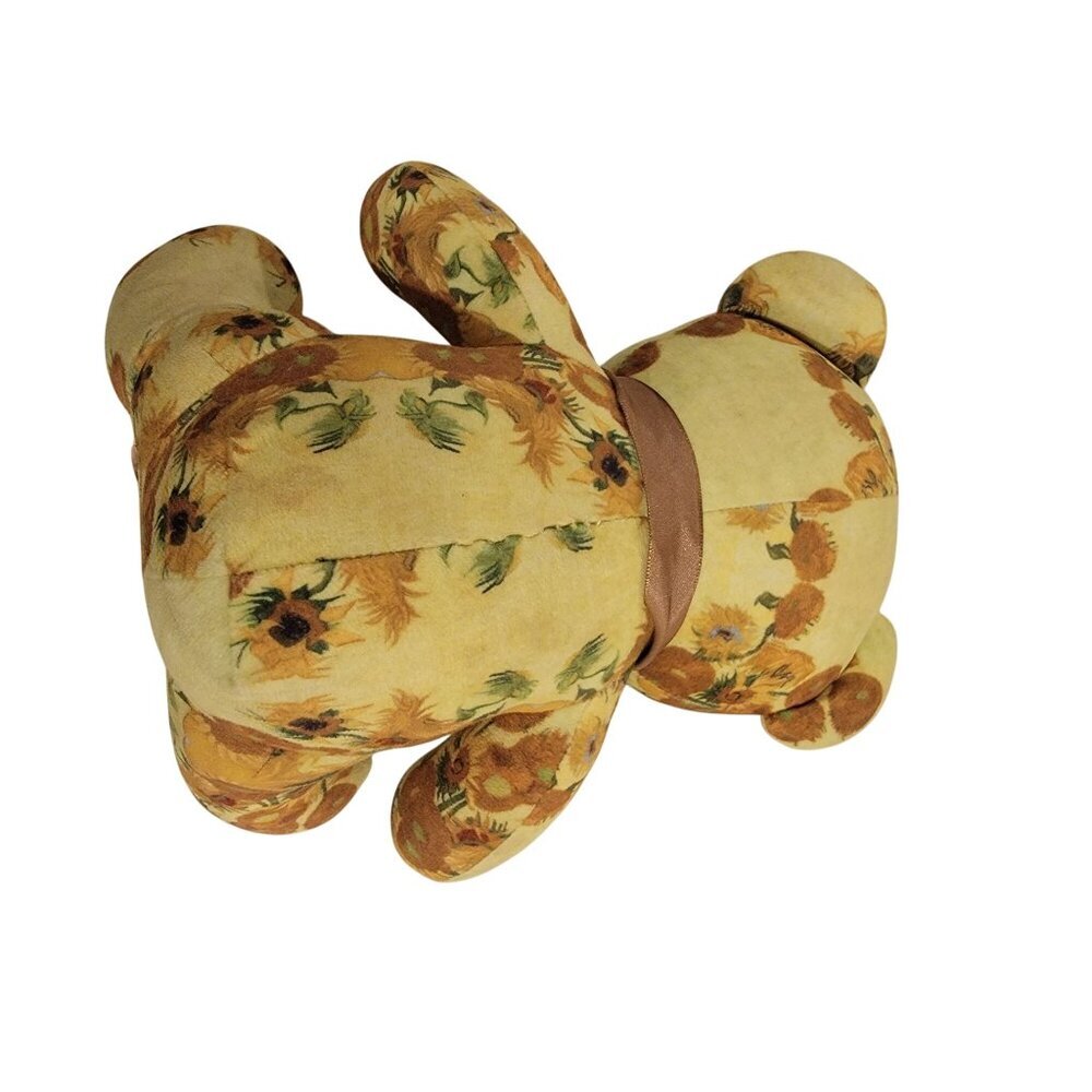 Vtg Van Gogh Exhibit Teddy Bear Sunflower Immersive Experience Green BrownVinta - Picture 12 of 12